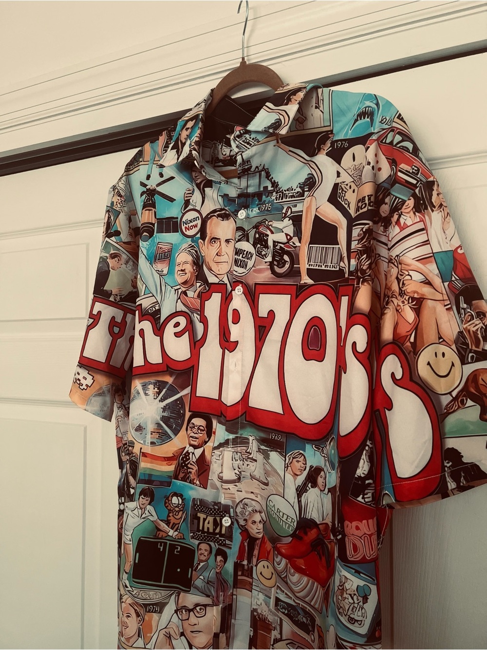 The 1970s Graphic Short-Sleeve Shirt - Multicolor